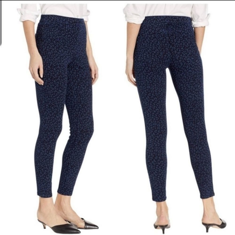 Spanx jeanish leopard print jegging leggings size Medium